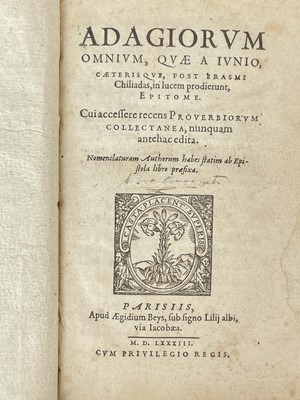 Lot 365 - Erasmus (Desiderius)