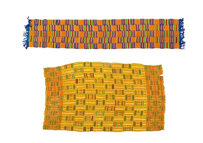 Lot 341 - Kente fabrics.