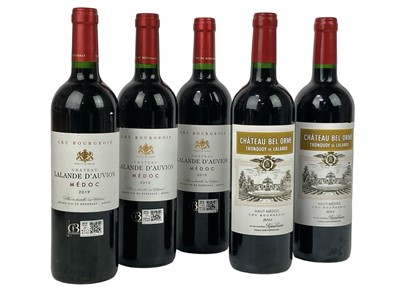 Lot 840 - Three bottles of Château Lalande d'Auvion Médoc Cru Bourgeois 2019.