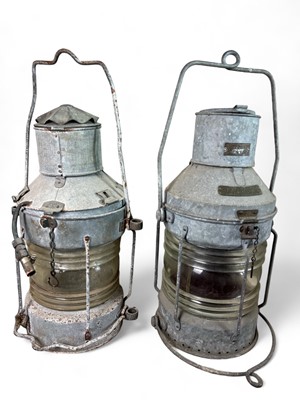 Lot 1127 - Ship's lamps