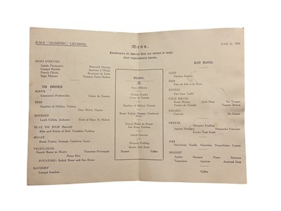 Lot 1180 - White Star Line Interest