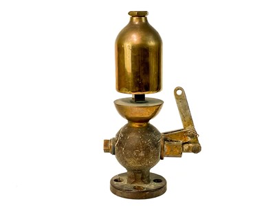 Lot 539 - A brass locomotive whistle.