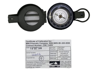Lot 508 - A Francis Baker M88 prismatic compass.