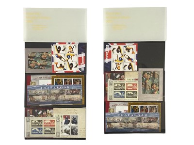 Lot 153 - Royal Mail 2005 Miniature Sheets Special Packs (x2) Face Value of Stamps £90