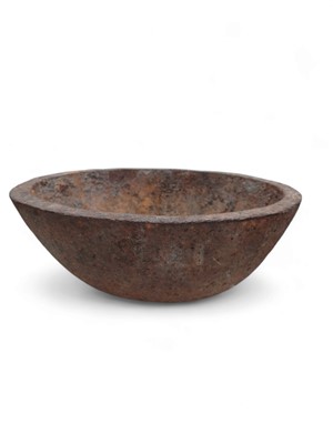 Lot 57 - A cast metal bowl.