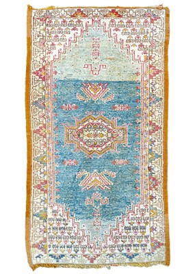 Lot 75 - A Turkish rug, circa 1930.