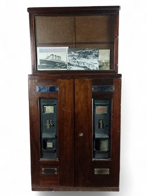 Lot 1123 - A Postage Vending Machine for 1d and 1/2d stamp rolls