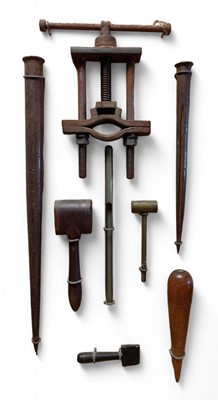 Lot 906 - A Sailmaker's Tool Display