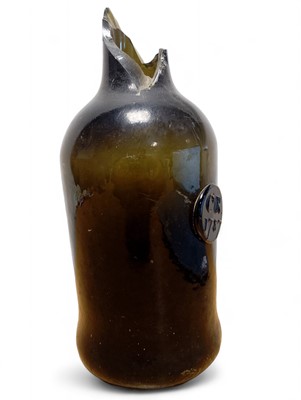 Lot 1166 - A green bottle with Charles Rashleigh seal