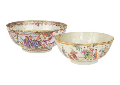 Lot 93 - A Chinese Mandarin bowl, Qianlong..