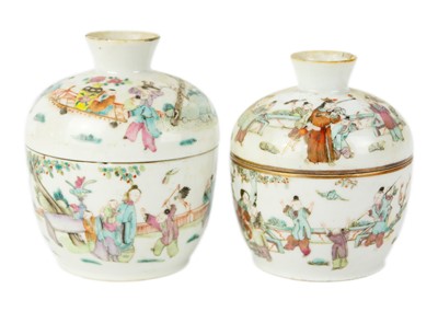 Lot 95 - A Chinese famille rose porcelain bowl and cover, early 20th century.