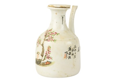 Lot 98 - A Chinese porcelain teapot, early 20th century.