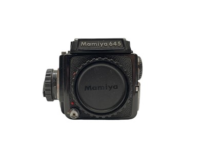 Lot 93 - A Mamiya M 645 Prism Finder medium format camera body.