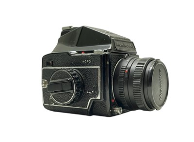 Lot 93 - A Mamiya M 645 Prism Finder medium format camera body.