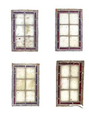 Lot 209 - A set of glass panels.