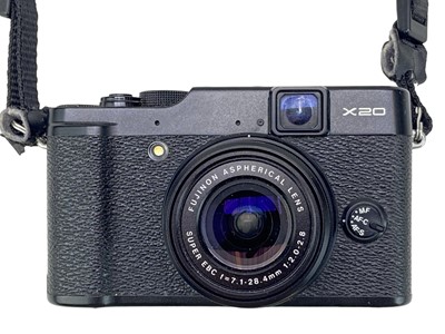 Lot 55 - A Fujifilm X20 digital camera.