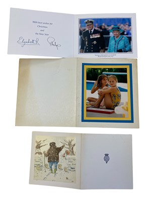 Lot 446 - An exceptional Royal collection of cards from Her Majesty Queen Elizabeth II & Prince Philip