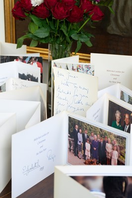 Lot 446 - An exceptional Royal collection of cards from Her Majesty Queen Elizabeth II & Prince Philip