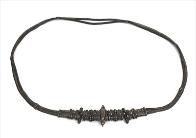 Lot 194 - An Indian silver belt, Andhra Pradresh, early...
