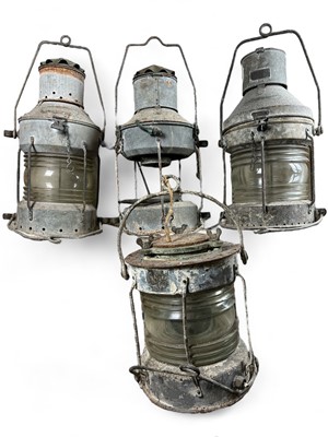 Lot 1177 - Ships lamps