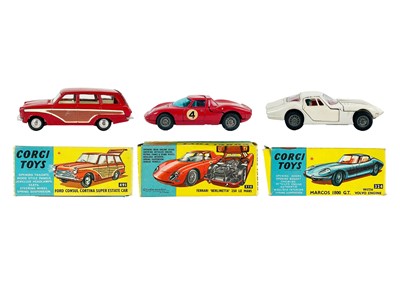 Lot 296 - A Corgi Toys 314 diecast model of a Ferrari Berlinetta 250 Le Mans.