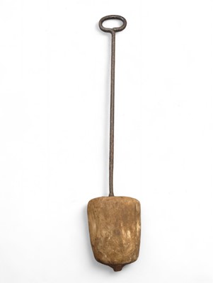 Lot 1239 - A late 19th century cannon plunger