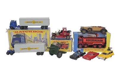 Lot 293 - A Matchbox M-9 diecast Inter State Double Freight.