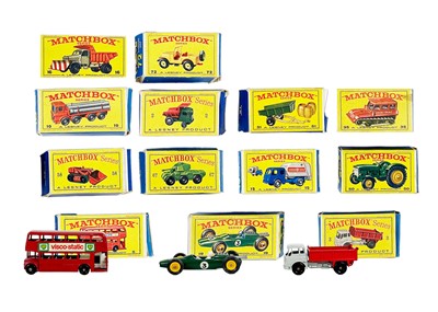 Lot 321 - A collection of thirteen Lesney Matchbox Series diecast models.