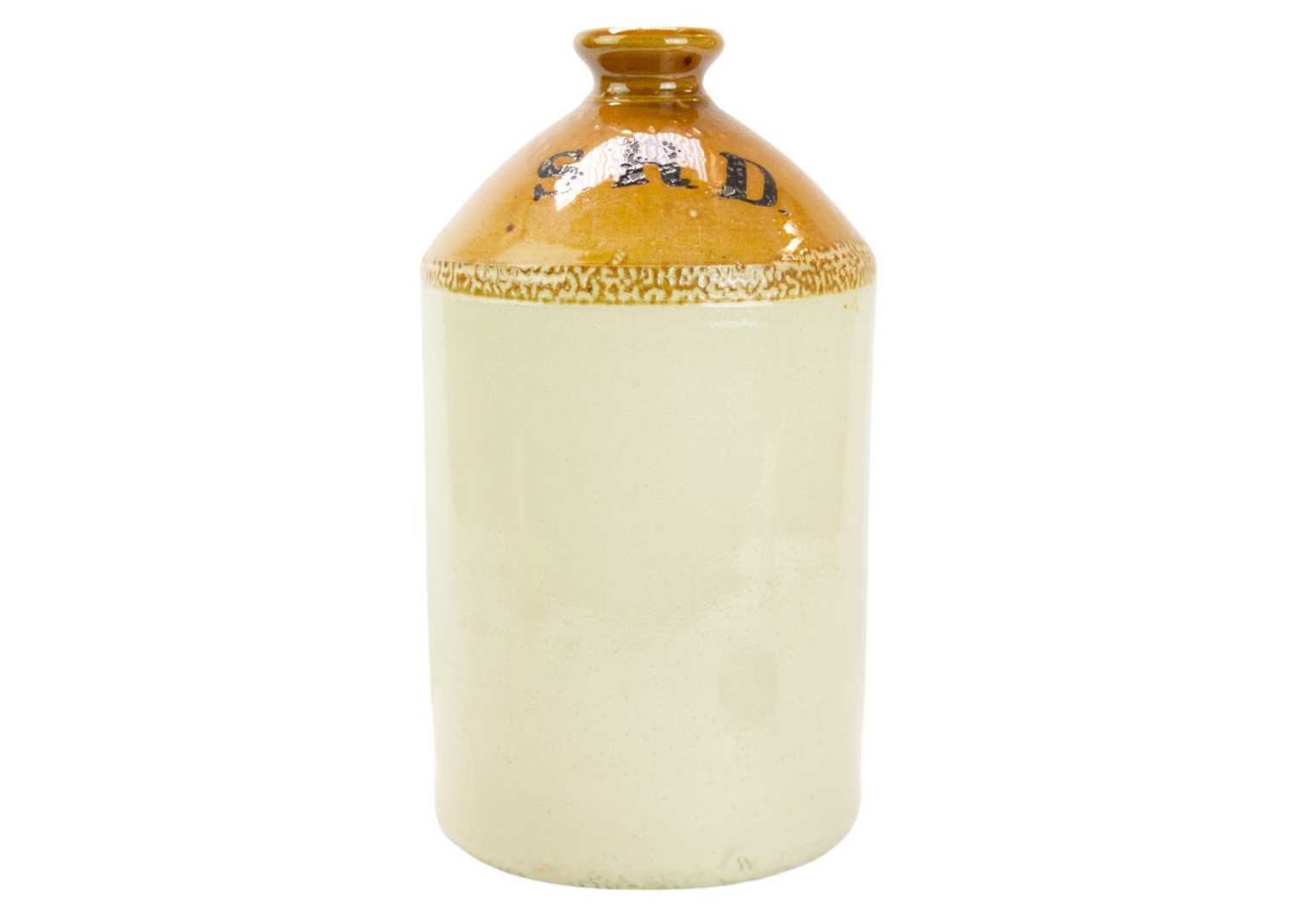 Lot 218 - A WWI era British Navy rum ration S.R.D