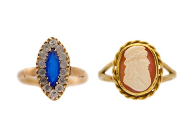 Lot 126 - Two gold rings.