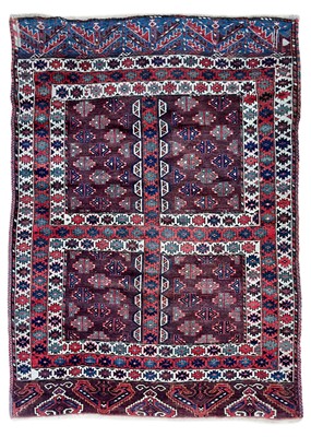 Lot 168 - A Yomut Haatchli rug, circa 1900, Turkmenistan.