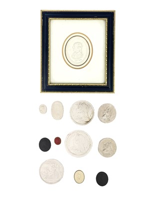 Lot 60 - A collection of twelve intaglios.