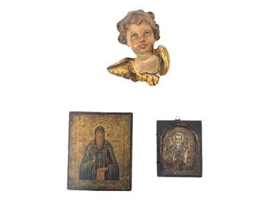 Lot 148 - A small Orthodox Icon.