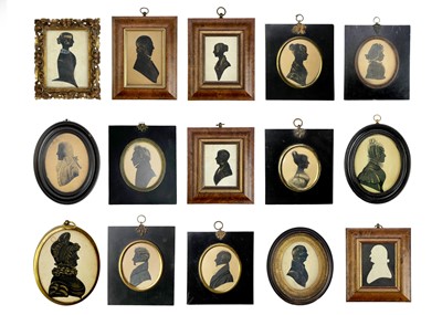 Lot 173 - A collection of 19th century and later silhouettes.