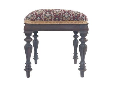 Lot 927 - A William IV rosewood stool.