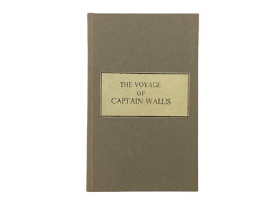 Lot The Voyage of Captain Wallis Round the World