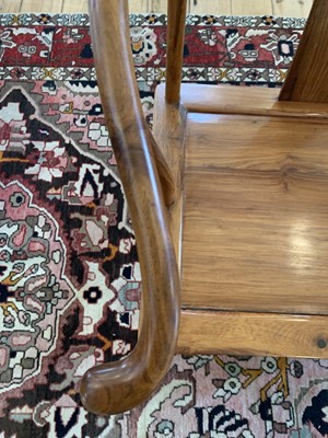 Lot 172 - A pair of Chinese huanghuali horseshoe armchairs, quanyi.