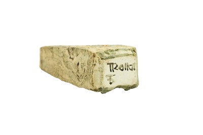 Lot 358 - A Troika coffin vase stickman type 1.