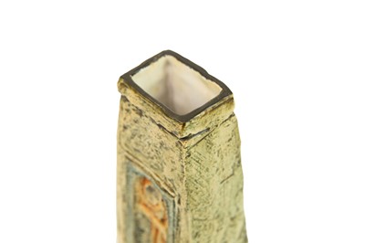 Lot 358 - A Troika coffin vase stickman type 1.