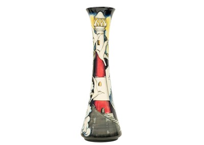 Lot 598 - Moorcroft Pottery limited edition DP to the Lighthouse pattern vase.