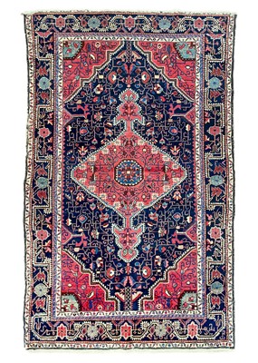 Lot 186 - A Hamadan rug, North West Persia, circa 1930.