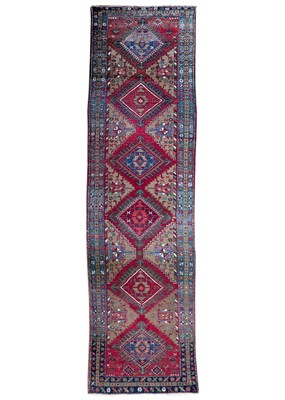 Lot 188 - A Karajar runner, North West Persia, mid 20th century.