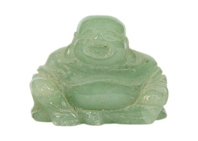 Lot 194 - A Chinese miniature jade model of Buddha