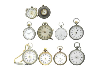 Lot 188 - A selection of pocket watches for repairs or spares.