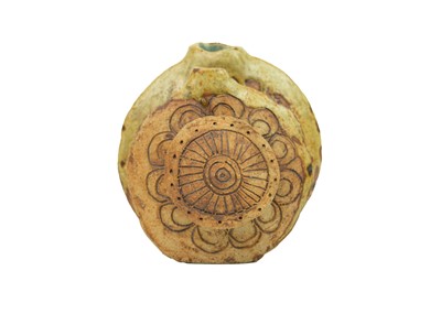 Lot 374 - Bernard Rooke (1938) large pottery wheel vase.