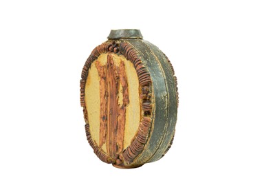 Lot 374 - Bernard Rooke (1938) large pottery wheel vase.