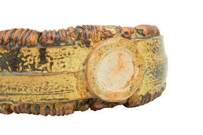Lot 374 - Bernard Rooke (1938) large pottery wheel vase.