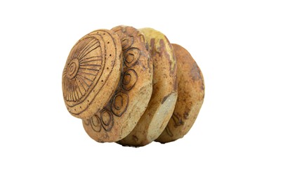 Lot 374 - Bernard Rooke (1938) large pottery wheel vase.