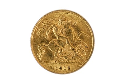 Lot 129 - A half sovereign gold coin - George V 1912.