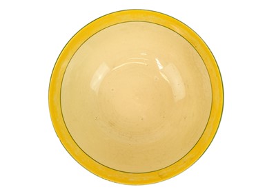 Lot 604 - A Clarice Cliff Crocus pattern bowl.